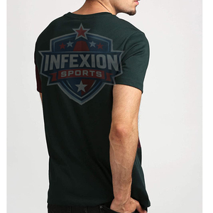Camiseta de Manga Corta para Hombre, Diseño de Bloques de Color, Cuello Redondo, Estilo Casual, Tejido de Punto - Product Image 2