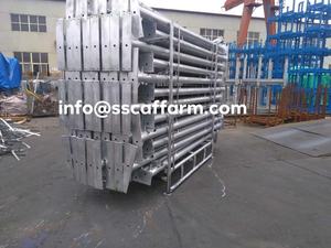 HDG โครง10ขาสำหรับงานก่อสร้างขนาด28.6กก. 4.0มม. เหล็กสังกะสีชุบสังกะสีแบบเบาเคลือบด้วยผงบันได - Product Image 6