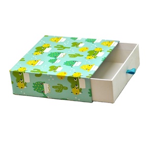 Custom Printed Kids Garment Packaging Drawer <b>Box</b> | Eco Friendly Paper Clothing Gift <b>Box</b> for Dress Apparel Packaging Supplier - Product Image 1