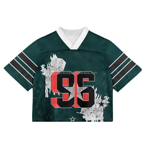 Camiseta de Fútbol de Malla Sublimada Personalizada para Hombre Postie Space, Cuello en V, Manga Corta, Transpirable, Ropa Deportiva, Corte Regular - Product Image 6