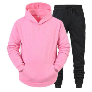 Soft Cotton <b>Sweat</b> Suits Men Pullover Tracksuit Sportswear Custom Logo 100% Cotton Fleece Boxy Fit Tracksuit <b>Top</b> Quality For Men - Product Image 6