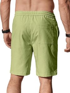 Pantalones Cortos Personalizados para Hombre con Logotipo Frontal, 100% Algodón Satinado, Transpirables, Cintura Media Elástica, Venta al Por Mayor, Todas las Tallas y Colores - Product Image 2
