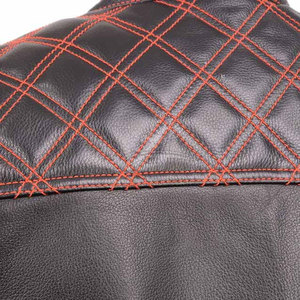 Latest Design Reasonable Price Men Leather Vest Premium Quality Top Selling Breathable Men Leather Vest - Product Image 6