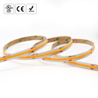 Premium 24V Super Long COB LED Strip Lights Regulable 3000K Cinta flexible para decoración interior al aire libre 15/20M Carrete SIN voltaje