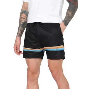 Shorts de sport en mesh pour hommes, respirants, pour l'entraînement, avec logo personnalisé, OEM, ODM, vente en gros, fabricant en gros - Product Image 6