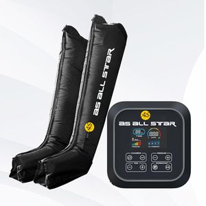 Masseur de pieds et de jambes portable de haute qualité à pression d'air pour la récupération sportive, taille réglable, massage puissant, thérapie par compression, minuterie - Product Image 6
