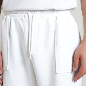 Pantalones Cortos Casuales para Hombre 100% Algodón, Bordado 3D Personalizado, Ecológicos, Corte Holgado, Diseño Liso - Product Image 6