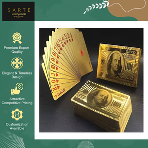Nuevas Cartas Coleccionables de Lujo en Caja de Regalo Ecológica, Duradera, de Alta Gama, para Coleccionistas Familiares, Diseños Personalizados Premium en Dorado - Product Image 6
