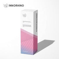 Boîte en papier rectangulaire minimaliste sur mesure pour soins peau corps médicaments cosmétiques pharmacie
