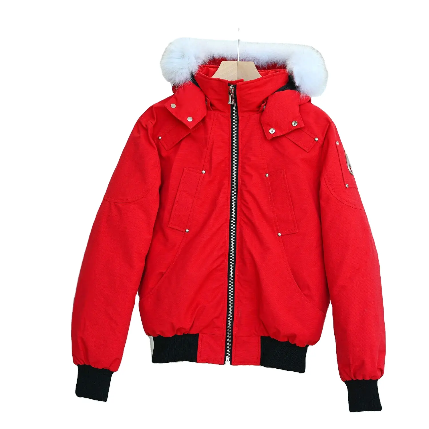 2023 nueva moda Streetwear abajo chaquetas para hombres expedición abrigo grueso impermeable blanco Bomber chaqueta para niños