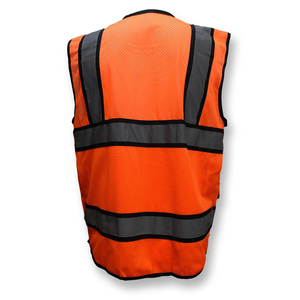 Gilets de sécurité de qualité supérieure en polyester personnalisé / Gilets de sécurité confortables à prix abordable avec services OEM - Product Image 2
