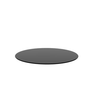 Piano del tavolo rotondo in vetro temperato da 24 pollici, bordo lucidato nero, spessore 1/4 di pollice, vecchio SKU W1265118637 - Product Image 6