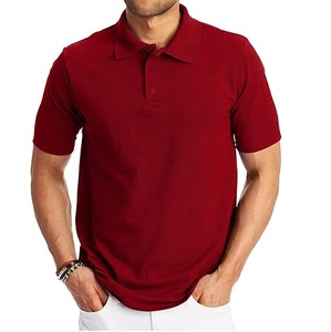 Camiseta de Polo Deportiva para Hombre, Corte Ajustado, Transpirable, 100% Algodón, Manga Corta para Verano, Servicio OEM - Product Image 4