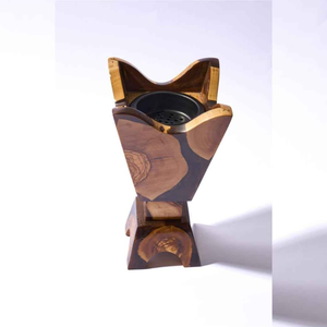 Luxury <b>Decorative</b> Solid Wood Resin Handmade Premium Religious Mabkhara Burner Durable Eco-Friendly Organic Elegant Home - Product Image 3