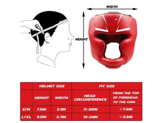 Protector de Cabeza de Boxeo de Cuero PU de Alta Calidad, Diseño Personalizado, Casco de Entrenamiento, Equipo de Protección para Kick Boxing, Precio al por Mayor - Product Image 6