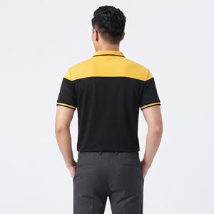 Chemise Homme en Jersey 100% Coton de Haute Qualité, Tricotée Unie, Broderie, Séchage Rapide, Manches Courtes, Boutons, Logo Personnalisé sur le Devant, 200g - Product Image 2