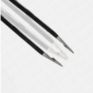 Pinzas de Cejas de Acero Inoxidable Negro Premium con Punta Inclinada, 9 Orificios, Logotipo Personalizado, Herramienta de Belleza para Dar Forma a las Cejas con Precisión, OEM - Product Image 4