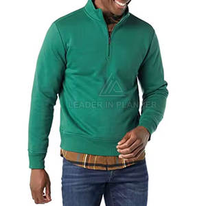 Sudadera con media cremallera de alta calidad, precio económico, venta al por mayor, servicio OEM, MOQ bajo, más vendida - Product Image 2