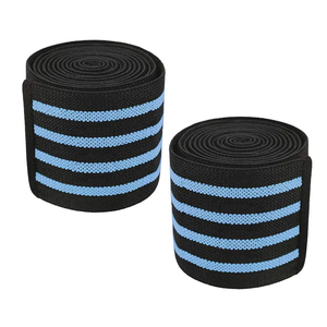 Vendas al por mayor de vendas profesionales para rodillas con diseño antirrodaduras, logotipo personalizado impreso, accesorios para levantamiento de pesas - Product Image 5