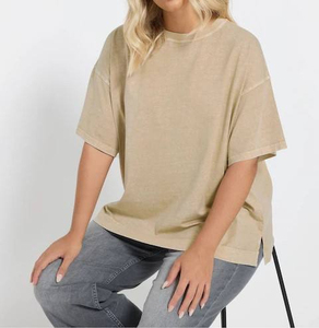 T-shirts pour femmes à manches courtes au design unique, en coton, t-shirts pour femmes à demi-manches - Product Image 6