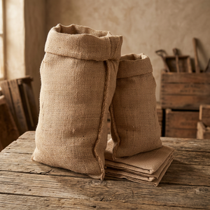 Sac en jute tissé de haute qualité, robuste, naturel, pour le stockage, l'emballage en vrac, l'expédition, les produits agricoles et la vente en gros - Product Image 2