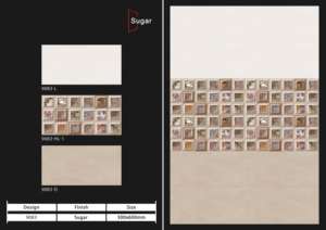 กระเบื้องบุผนังพอร์ซเลนเคลือบน้ำตาลพรีเมียม ขนาด 300x600 มม. เหมาะสำหรับบ้านและสำนักงานสมัยใหม่ ให้พื้นผิวเรียบเนียนและทนทาน - Product Image 4