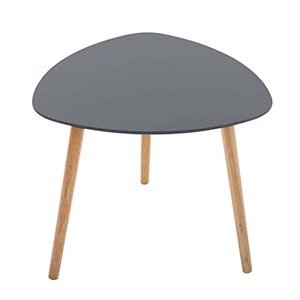 Table d'appoint de style industriel moderne minimaliste de haute qualité, table basse de luxe avec pieds en bois, table de chevet simple - Product Image 4