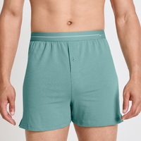 Caleçons Boxers pour Hommes Adultes, Style Authentique, Imprimé Bikini, Taille Mi-Haute, Tricotés, Écologiques, Respirants, Séchage Rapide, Extensibles, Soutien Doux à la Taille