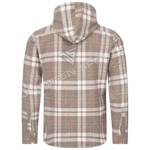 Camisas de Franela a Cuadros para Hombre con Doble Bolsillo en el Pecho, Venta al por Mayor en Colores Disponibles, Camisas de Trabajo a Cuadros de Moda, Dropshipping Disponible - Product Image 4