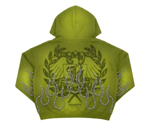Men's <b>White</b> <b>Zip</b>-<b>Up</b> Hoodie With Gothic Letter Print Regular Fit Hip Hop Style Streetwear Jacket - Product Image 4