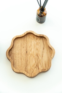 <b>Set</b> of 3 Excellent Quality Natural Wood <b>Serving</b> Tray for Breakfast in Bed Kitchen Table or Living Room Available At Factory - Product Image 5