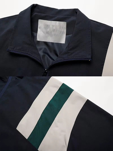 Chaqueta Deportiva Personalizada de Pongee con Ribete Reflectante, Forro de Malla y Parche de Goma para Prácticas Deportivas - Product Image 4