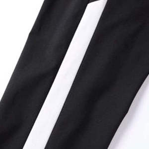 Conjunto deportivo de dos piezas con logotipo frontal en poliéster y algodón, chaqueta cortavientos para correr, chaqueta deportiva con cremallera completa. - Product Image 4
