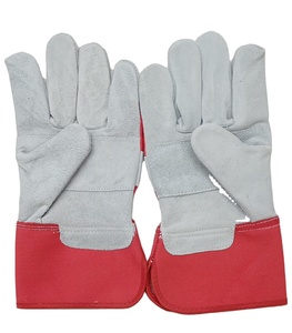 ถุงมือก่อสร้างหนังวัวควายเกรด AB ปลอดภัยสำหรับงานอุตสาหกรรม EN388ได้รับการรับรอง - Product Image 1