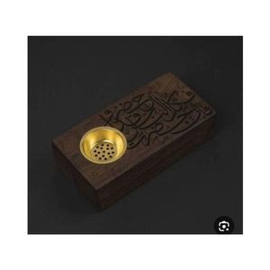 Brûleur d'encens portable de luxe en métal, Bakhoor arabe, Mubkhar, brûleur d'Oud avec couvercle, plateau en maille pour charbon, décoration aromathérapie maison, Mubkhar - Product Image 4