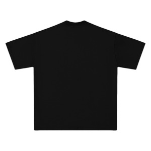 เสื้อยืดโอเวอร์ไซส์ผ้าคอตตอนหนา 320 GSM สไตล์สตรีทแวร์ แบบเรียบ สีพื้น ทรงหลวม - Product Image 6