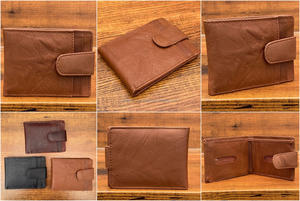 2025 rétro minimaliste Original hommes portefeuille fermeture éclair porte-monnaie porte-carte argent portefeuille plein Grain en cuir véritable portefeuille pour hommes - Product Image 3