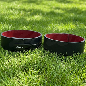 Cinturones de levantamiento de pesas negros mate con hebilla grabada a láser personalizada, fabricante al por mayor - Product Image 6