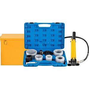 Espansore Idraulico Manuale per Tubi da 10 Tonnellate, da 1 5/8'' a 4 1/4'', per Tubi di Scarico, 4 Matrici e 2 Valigette Portaoggetti, Strumento per Riparazioni Auto - Product Image 1