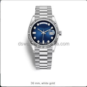 Reloj automático Moissanite de lujo para hombre, esfera con puntero, pantalla de acero inoxidable 904L, diseño de buzo deportivo, servicio OEM ODM disponible - Product Image 3