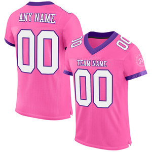 Camiseta de Fútbol de México a Bajo Precio, Rosa, Blanca y Morada, Malla Transpirable, Auténtica, Económica, de Alta Calidad - Product Image 1