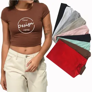 Sudadera Corta de Algodón para Mujer al por Mayor, Top Corto de Manga Larga para Gimnasio, Sudadera con Capucha Personalizada con Logo para Mujer - Product Image 2