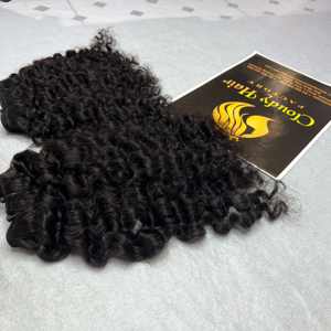 Bundles de Cheveux Humains Bouclés Birmans Cuticule Alignés Cheveux Bruts Bundles Vietnamiens Extensions de Cheveux - Product Image 2