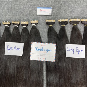 Extensiones de cinta de cabello humano virgen vietnamita al por mayor súper sedoso sin enredos listo para enviar - Product Image 5