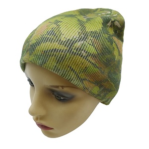 Camouflage Beanie 100% Acrylic <b>Computer</b> Knitted Unisex Adult Size 56-58CM Outdoor Casual Winter Hat - Product Image 2