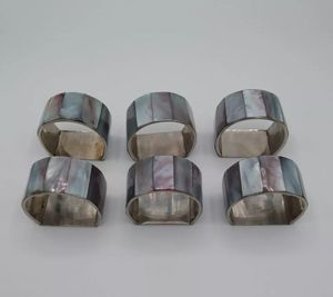 <b>Hand</b> Made Design Brass MOP Napkin <b>Ring</b> Metal Napkin <b>Ring</b> With MOP Inlay Stainless steel Napkin <b>Ring</b> At Factory Wholesale Price - Product Image 6