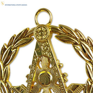 Juwels de régalia maçonnique brodés sur mesure avec fixation magnétique, style classique, écologiques, haute qualité - Product Image 4