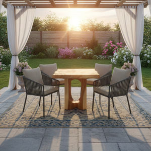 Mesa Decorativa Rústica con Pedestal Escultural, Diseño Único en Madera Suar de Alta Calidad, Pulida, con Patas Delicadas y Forma Especial para Decoración del Hogar - Product Image 3