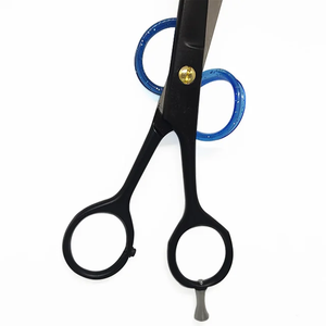 Tegra Surgical Wholesale Custom Logo Professional Stainless Steel Right-<b>Handed</b> Medium Handle Durable 400c Black Hair Scissors - Product Image 4