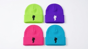 Unisex Winter Warm <b>Wool</b> Knit <b>Beanie</b> <b>Hats</b> with Custom Embroidery Logo Multi-Color Cartoon and Character Patterns 3D Technique - Product Image 3